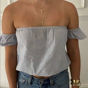 Brandy Melville off the shoulder blouse